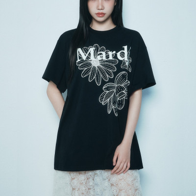 男女通用T 4色 UNISEX TSHIRT TRIPLE FLOWER